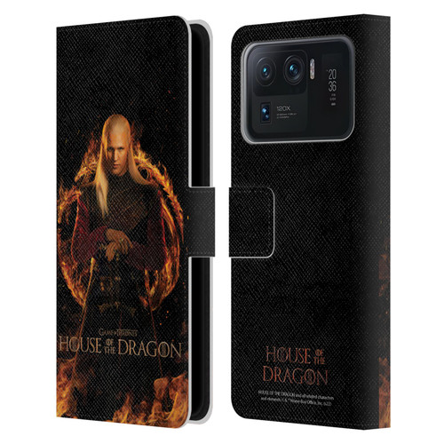 House Of The Dragon: Television Series Key Art Daemon Leather Book Wallet Case Cover For Xiaomi Mi 11 Ultra