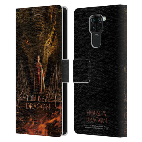 House Of The Dragon: Television Series Key Art Poster 1 Leather Book Wallet Case Cover For Xiaomi Redmi Note 9 / Redmi 10X 4G