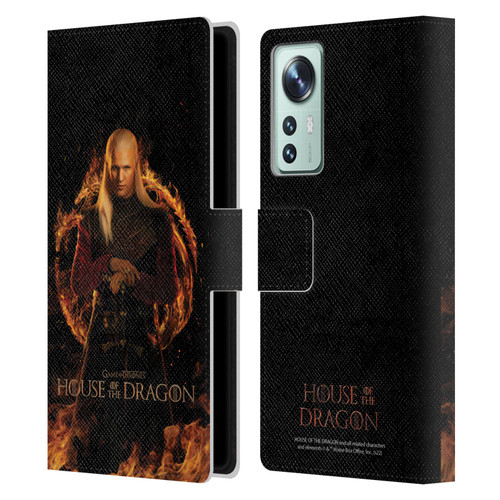 House Of The Dragon: Television Series Key Art Daemon Leather Book Wallet Case Cover For Xiaomi 12
