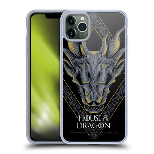 House Of The Dragon: Television Series Graphics Dragon Head Soft Gel Case for Apple iPhone 11 Pro Max