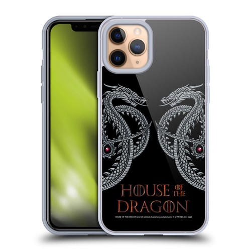 House Of The Dragon: Television Series Graphics Dragon Soft Gel Case for Apple iPhone 11 Pro