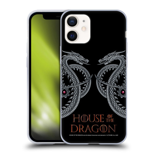 House Of The Dragon: Television Series Graphics Dragon Soft Gel Case for Apple iPhone 12 Mini