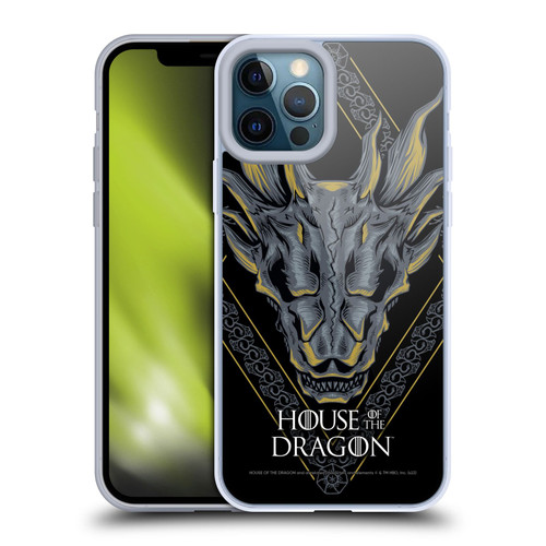 House Of The Dragon: Television Series Graphics Dragon Head Soft Gel Case for Apple iPhone 12 Pro Max
