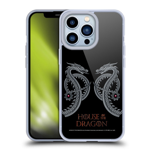 House Of The Dragon: Television Series Graphics Dragon Soft Gel Case for Apple iPhone 13 Pro