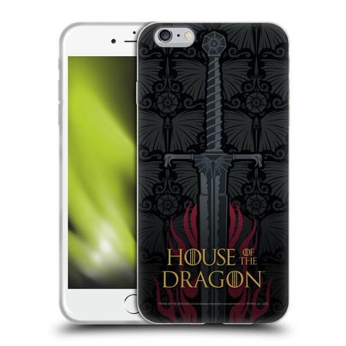 House Of The Dragon: Television Series Graphics Sword Soft Gel Case for Apple iPhone 6 Plus / iPhone 6s Plus