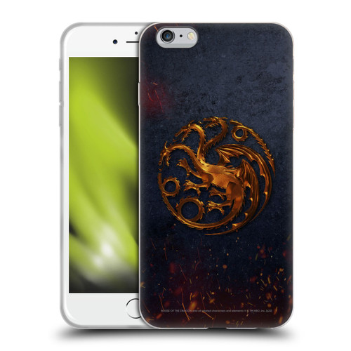 House Of The Dragon: Television Series Graphics Targaryen Emblem Soft Gel Case for Apple iPhone 6 Plus / iPhone 6s Plus