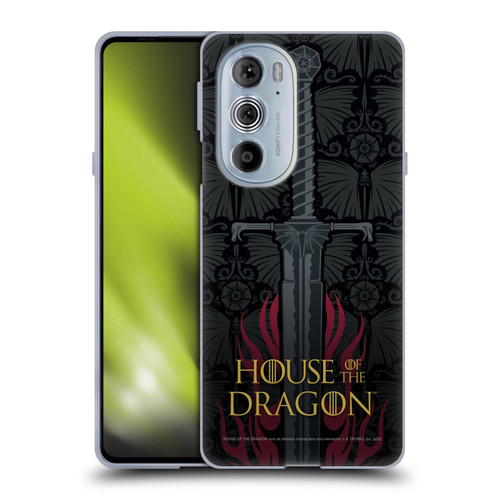 House Of The Dragon: Television Series Graphics Sword Soft Gel Case for Motorola Edge X30