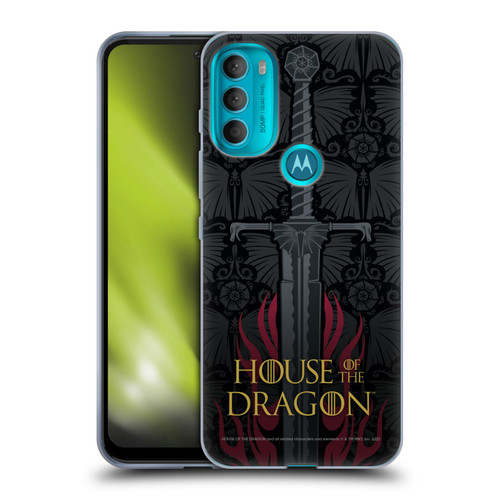 House Of The Dragon: Television Series Graphics Sword Soft Gel Case for Motorola Moto G71 5G