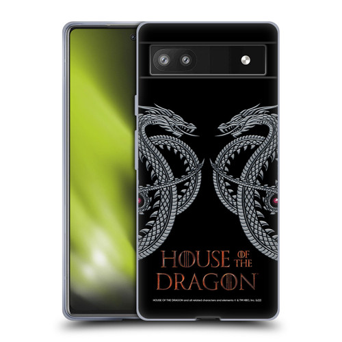 House Of The Dragon: Television Series Graphics Dragon Soft Gel Case for Google Pixel 6a