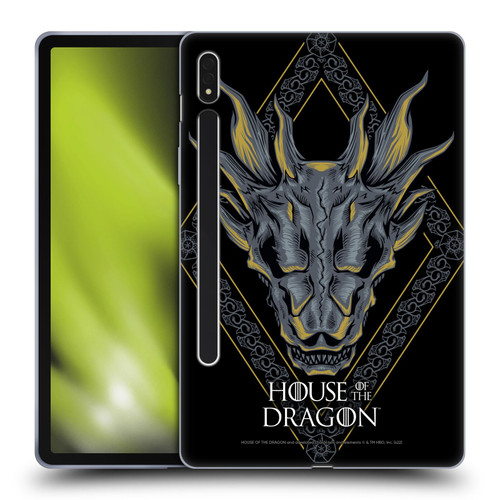 House Of The Dragon: Television Series Graphics Dragon Head Soft Gel Case for Samsung Galaxy Tab S8