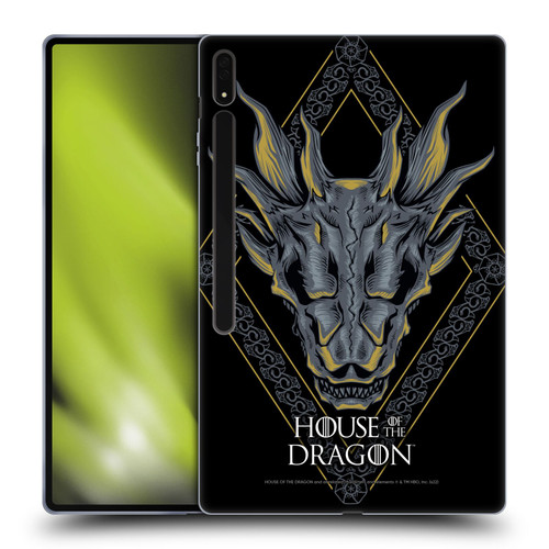 House Of The Dragon: Television Series Graphics Dragon Head Soft Gel Case for Samsung Galaxy Tab S8 Ultra