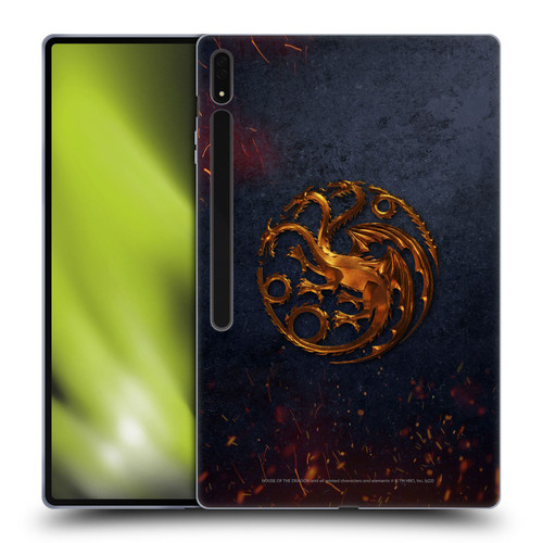 House Of The Dragon: Television Series Graphics Targaryen Emblem Soft Gel Case for Samsung Galaxy Tab S8 Ultra