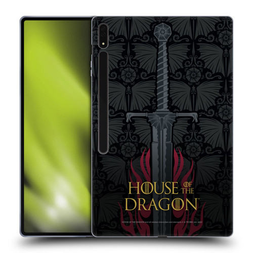 House Of The Dragon: Television Series Graphics Sword Soft Gel Case for Samsung Galaxy Tab S8 Ultra