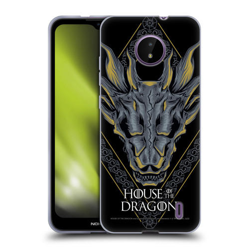 House Of The Dragon: Television Series Graphics Dragon Head Soft Gel Case for Nokia C10 / C20