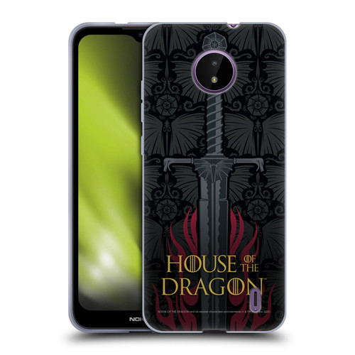 House Of The Dragon: Television Series Graphics Sword Soft Gel Case for Nokia C10 / C20