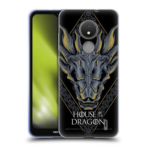 House Of The Dragon: Television Series Graphics Dragon Head Soft Gel Case for Nokia C21