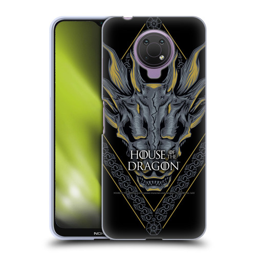 House Of The Dragon: Television Series Graphics Dragon Head Soft Gel Case for Nokia G10