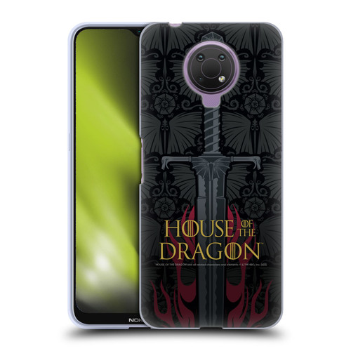 House Of The Dragon: Television Series Graphics Sword Soft Gel Case for Nokia G10