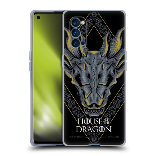 House Of The Dragon: Television Series Graphics Dragon Head Soft Gel Case for OPPO Reno 4 Pro 5G