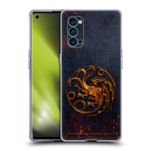 House Of The Dragon: Television Series Graphics Targaryen Emblem Soft Gel Case for OPPO Reno 4 Pro 5G