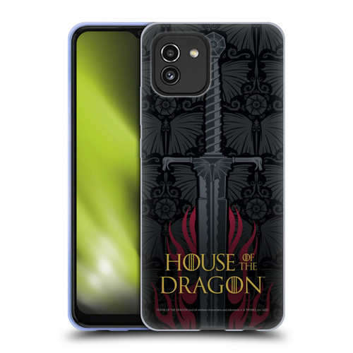 House Of The Dragon: Television Series Graphics Sword Soft Gel Case for Samsung Galaxy A03 (2021)