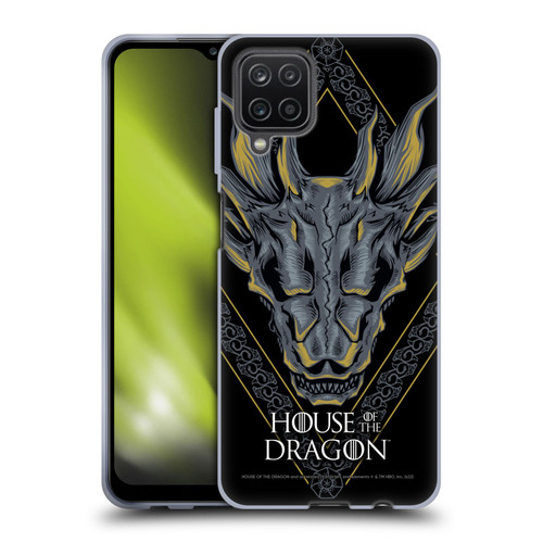 House Of The Dragon: Television Series Graphics Dragon Head Soft Gel Case for Samsung Galaxy A12 (2020)