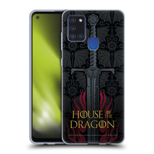 House Of The Dragon: Television Series Graphics Sword Soft Gel Case for Samsung Galaxy A21s (2020)