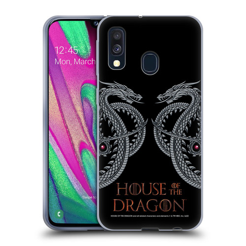 House Of The Dragon: Television Series Graphics Dragon Soft Gel Case for Samsung Galaxy A40 (2019)