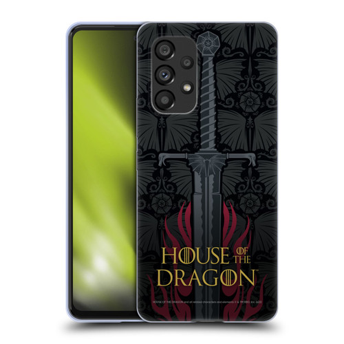 House Of The Dragon: Television Series Graphics Sword Soft Gel Case for Samsung Galaxy A53 5G (2022)