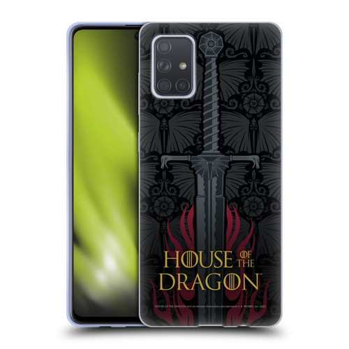 House Of The Dragon: Television Series Graphics Sword Soft Gel Case for Samsung Galaxy A71 (2019)