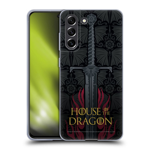 House Of The Dragon: Television Series Graphics Sword Soft Gel Case for Samsung Galaxy S21 FE 5G