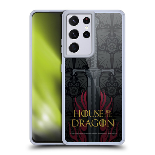 House Of The Dragon: Television Series Graphics Sword Soft Gel Case for Samsung Galaxy S21 Ultra 5G