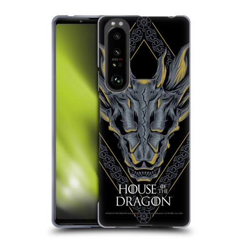 House Of The Dragon: Television Series Graphics Dragon Head Soft Gel Case for Sony Xperia 1 III