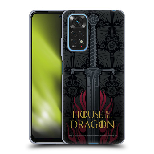 House Of The Dragon: Television Series Graphics Sword Soft Gel Case for Xiaomi Redmi Note 11 / Redmi Note 11S