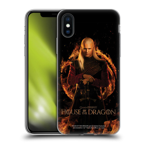 House Of The Dragon: Television Series Key Art Daemon Soft Gel Case for Apple iPhone X / iPhone XS