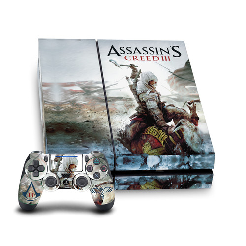 Assassin's Creed III Graphics Game Cover Vinyl Sticker Skin Decal Cover for Sony PS4 Console & Controller