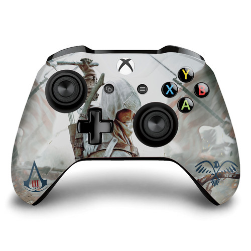 Assassin's Creed III Graphics Game Cover Vinyl Sticker Skin Decal Cover for Microsoft Xbox One S / X Controller