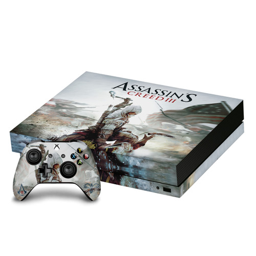 Assassin's Creed III Graphics Game Cover Vinyl Sticker Skin Decal Cover for Microsoft Xbox One X Bundle