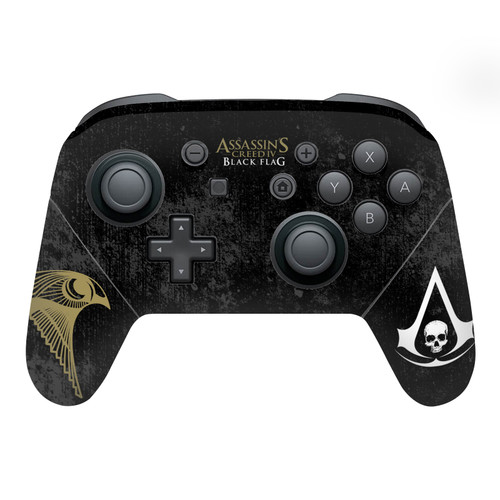 Assassin's Creed Black Flag Logos Grunge Vinyl Sticker Skin Decal Cover for Nintendo Switch Pro Controller