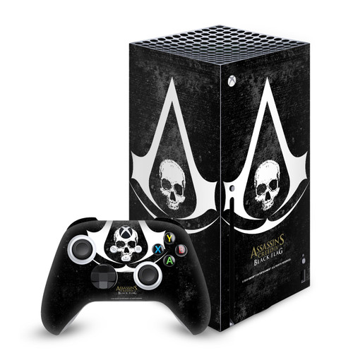 Assassin's Creed Black Flag Logos Grunge Vinyl Sticker Skin Decal Cover for Microsoft Series X Console & Controller