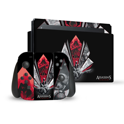 Assassin's Creed Graphics Leap Of Faith Vinyl Sticker Skin Decal Cover for Nintendo Switch Bundle