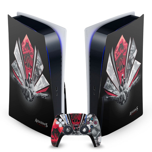 Assassin's Creed Graphics Leap Of Faith Vinyl Sticker Skin Decal Cover for Sony PS5 Disc Edition Bundle
