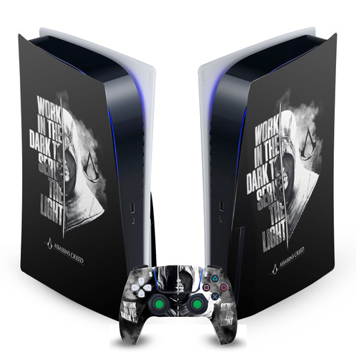 Assassin's Creed Legacy Typography Half Vinyl Sticker Skin Decal Cover for Sony PS5 Disc Edition Bundle