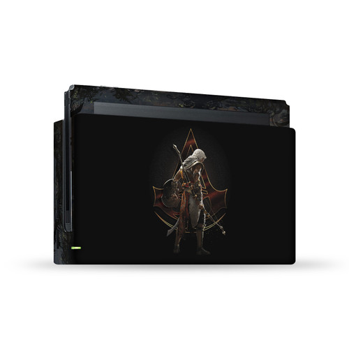 Assassin's Creed Origins Character Art Bayek Crest Vinyl Sticker Skin Decal Cover for Nintendo Switch Console & Dock