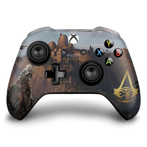 Assassin's Creed Origins Character Art Bayek Crest Vinyl Sticker Skin Decal Cover for Microsoft Xbox One S / X Controller