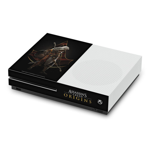 Assassin's Creed Origins Character Art Bayek Crest Vinyl Sticker Skin Decal Cover for Microsoft Xbox One S Console