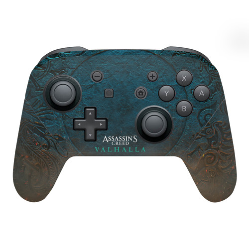 Assassin's Creed Valhalla Key Art Logo Vinyl Sticker Skin Decal Cover for Nintendo Switch Pro Controller