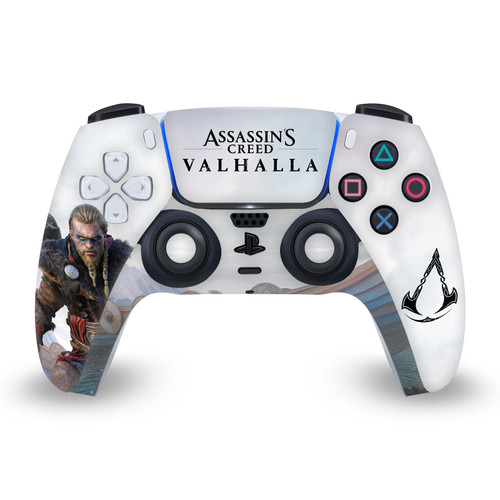 Assassin's Creed Valhalla Key Art Male Eivor 2 Vinyl Sticker Skin Decal Cover for Sony PS5 Sony DualSense Controller