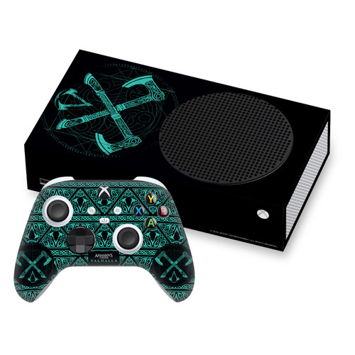 Assassin's Creed Valhalla Key Art Dual Axes Vinyl Sticker Skin Decal Cover for Microsoft Series S Console & Controller