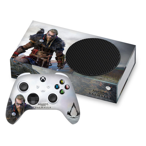 Assassin's Creed Valhalla Key Art Male Eivor 2 Vinyl Sticker Skin Decal Cover for Microsoft Series S Console & Controller